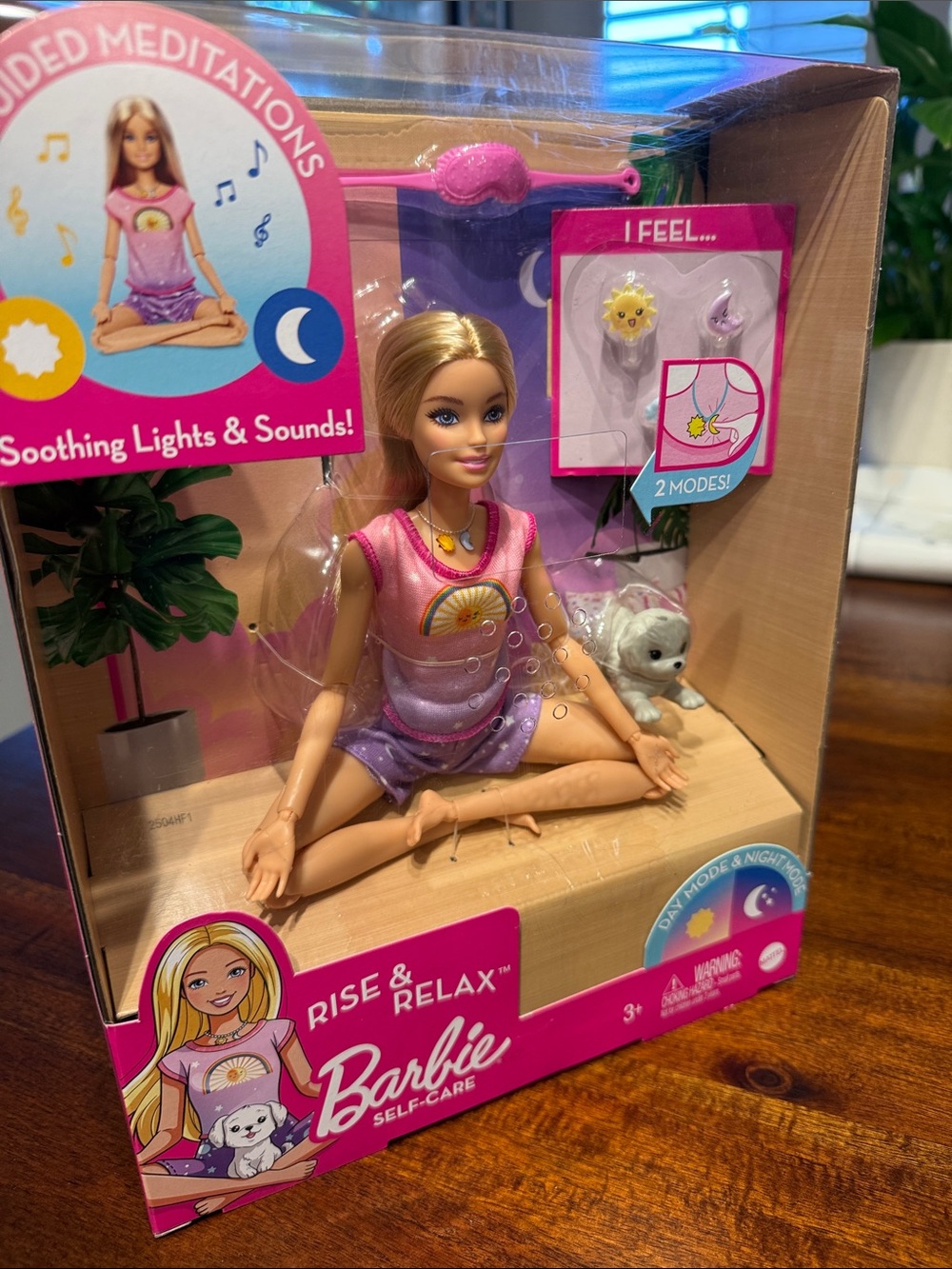 Rise & Relax Barbie Doll Day Night Meditation Self-Care Soothing Lights & Sound